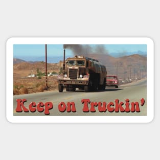 Keep on Truckin Duel Sticker